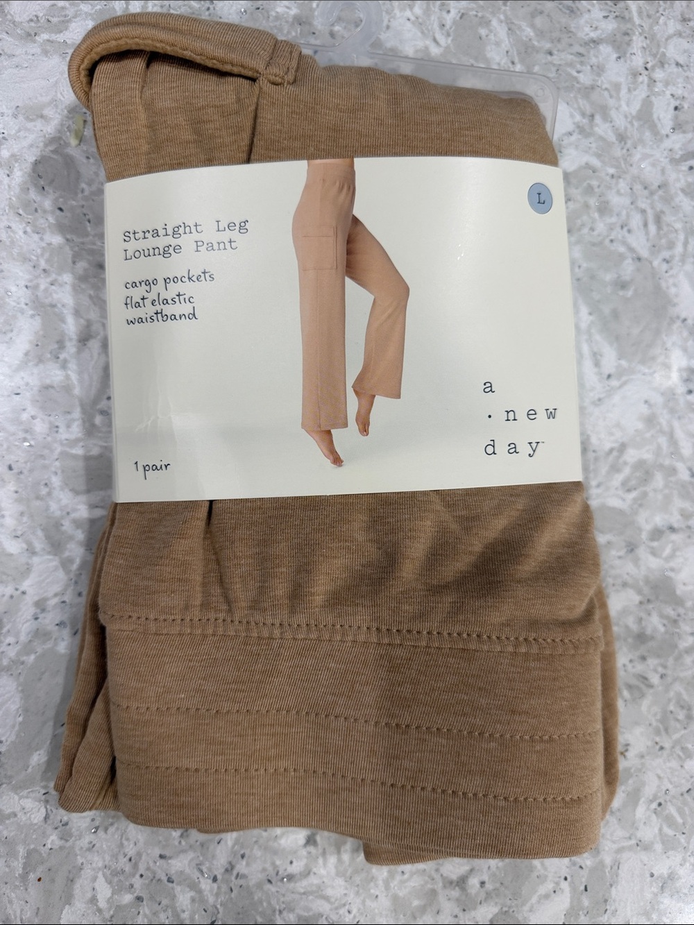 a.new day Camel Straight Leg Lounge Pants